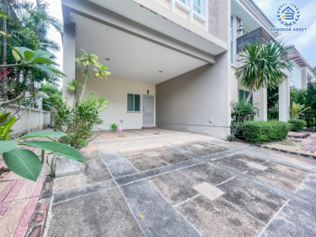 *****บ้านเดี่ยวมือสองย่านนนทบุรี ม.บางกอกบูเลอวาร์ด สาทร-ปิ่นเกล้า เนื้อที่กว้างขวางมากถึง 52.50 ตร.ว. ฟังก์ชัน 3 ห้องนอน 4 ห้องน้ำ ที่จอดรถ 2 คัน แถมฟรี! เครื่องปรับอากาศ 5 เครื่อง มีพื้นที่รอบบ้าน ภายในตกแต่งสวย ตั้งบนทำเลแห่งการเดินทาง ใกล้จุดขึ้นลงทางด่วน "ตลิ่งชัน"